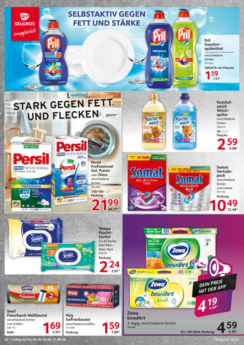 Selgros Prospekt vom 06.08.2026, Seite 22
