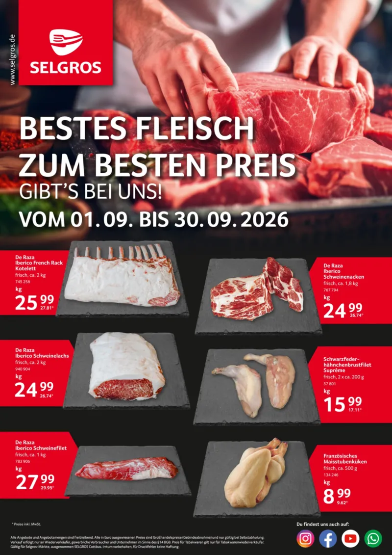 Selgros Prospekt vom 01.09.2026, Seite 1