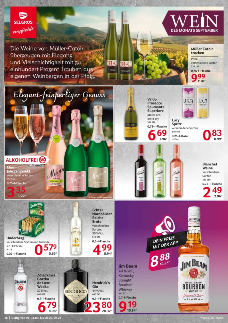 Selgros Prospekt vom 03.09.2026, Seite 16