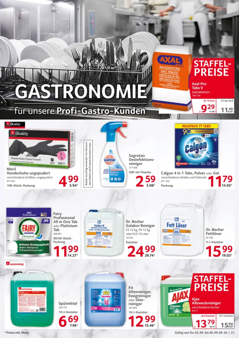 Selgros Prospekt vom 03.09.2026, Seite 21