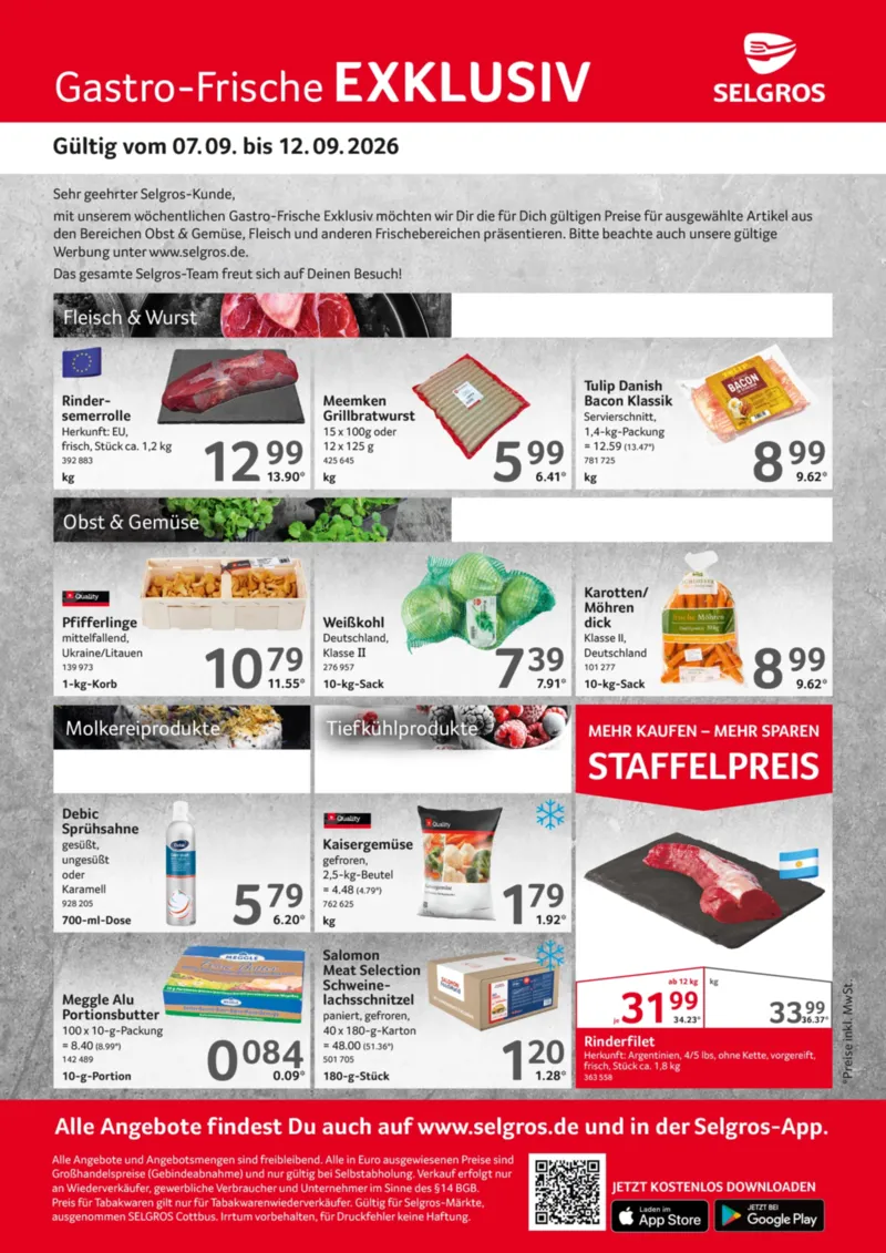 Selgros Prospekt vom 07.09.2026, Seite 1