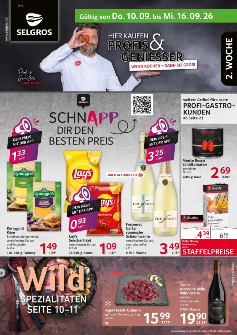 Selgros Prospekt vom 10.09.2026, Seite 1