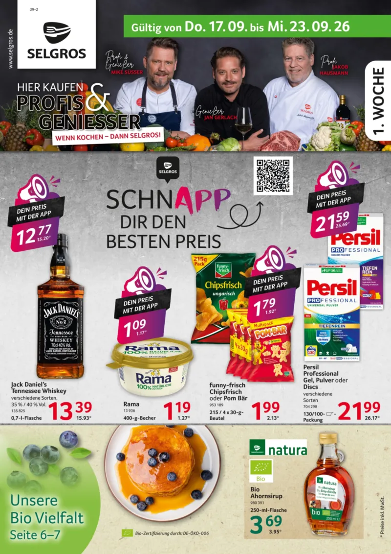 Selgros Prospekt vom 17.09.2026, Seite 1