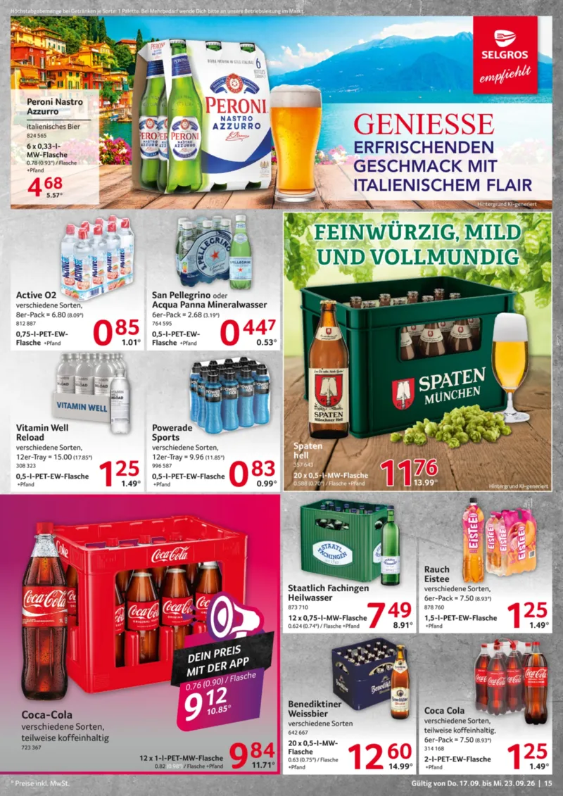 Selgros Prospekt vom 17.09.2026, Seite 15