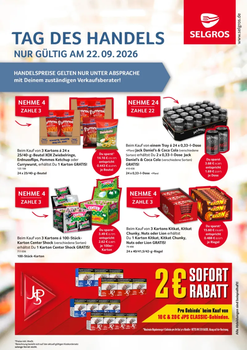 Selgros Prospekt vom 22.09.2026, Seite 1