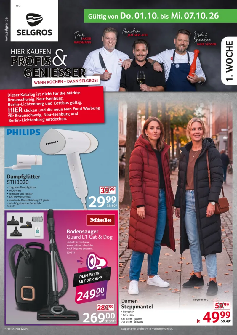 Selgros Prospekt vom 01.10.2026, Seite 1