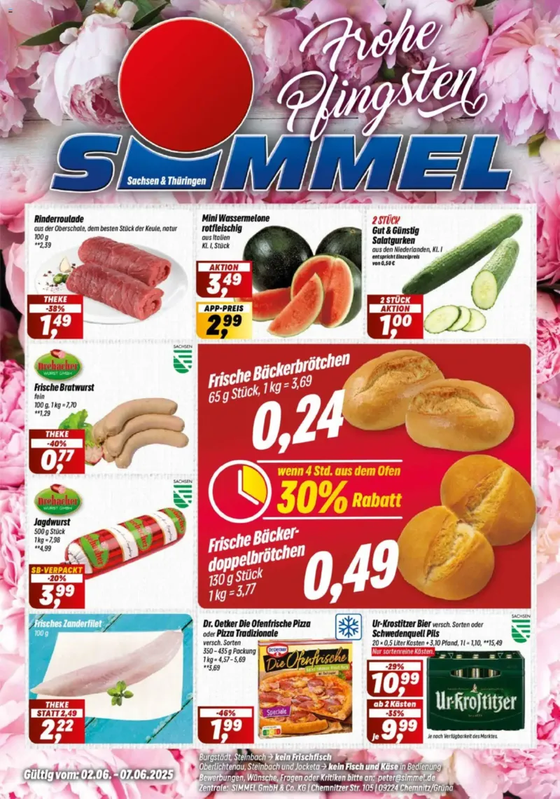 Simmel Prospekt vom 02.06.2025, Seite 1