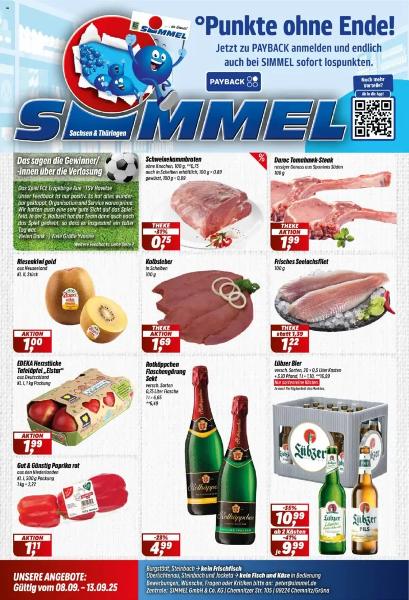 Simmel Prospekt vom 08.09.2025, Seite 1