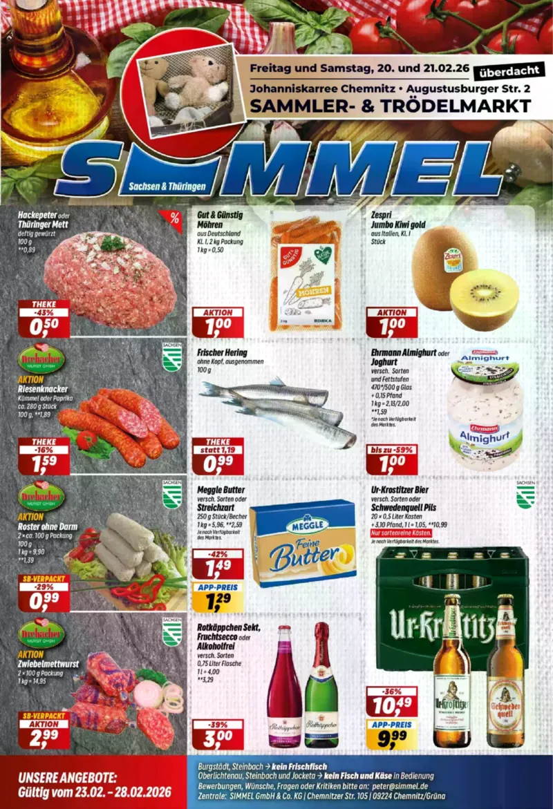 Simmel Prospekt vom 23.02.2026, Seite 1