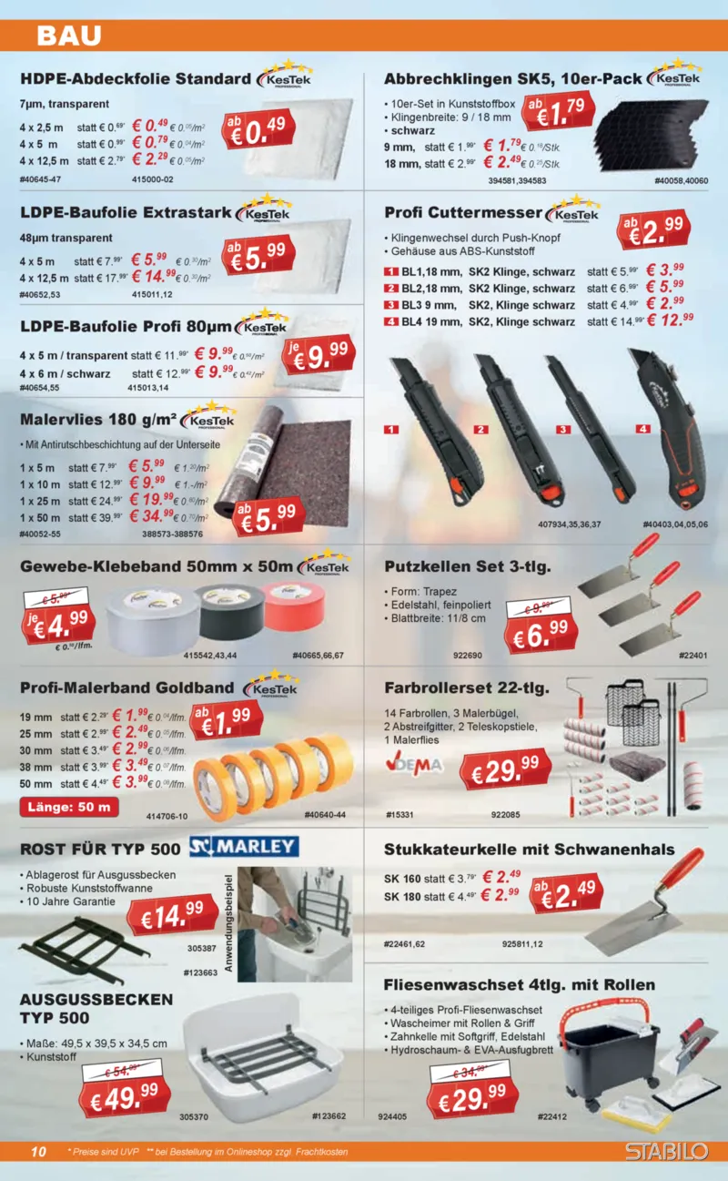 Stabilo Fachmarkt Prospekt vom 05.11.2025, Seite 10
