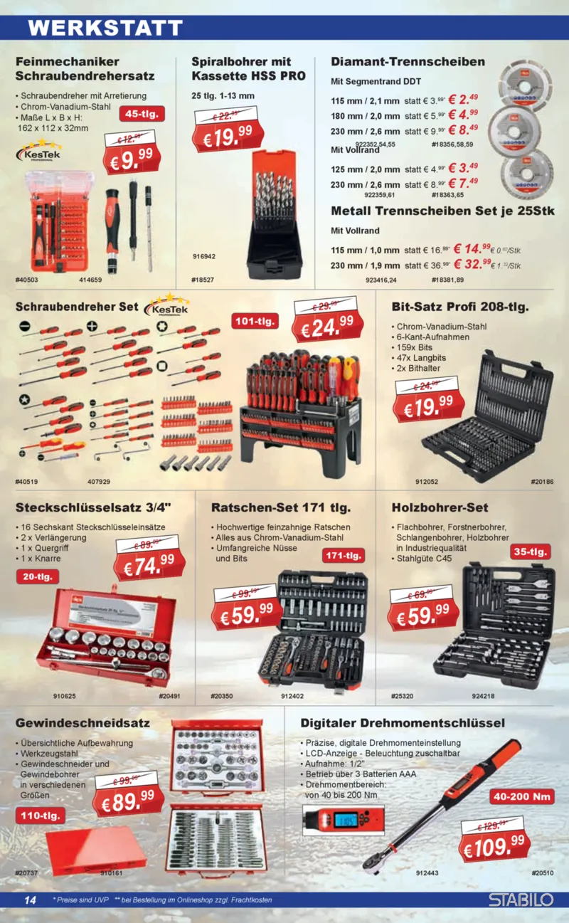 Stabilo Fachmarkt Prospekt vom 05.11.2025, Seite 14