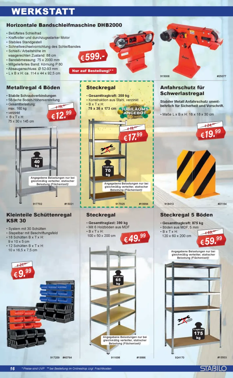 Stabilo Fachmarkt Prospekt vom 05.11.2025, Seite 16
