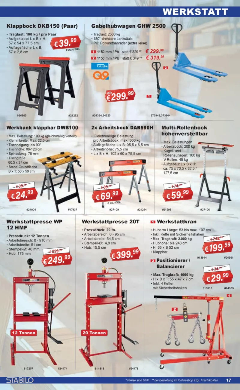 Stabilo Fachmarkt Prospekt vom 05.11.2025, Seite 17