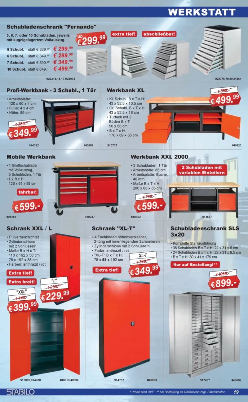 Stabilo Fachmarkt Prospekt vom 05.11.2025, Seite 19