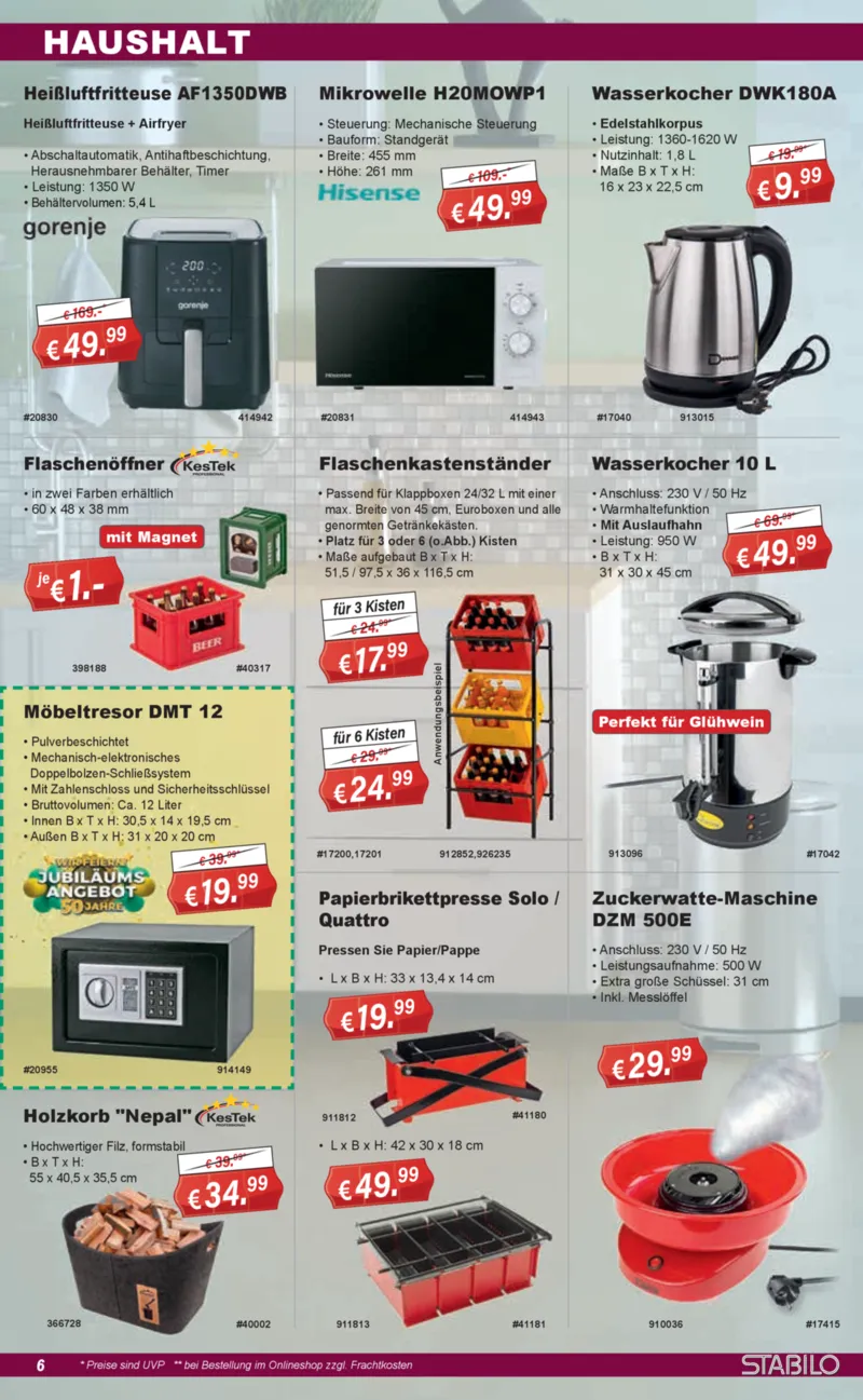 Stabilo Fachmarkt Prospekt vom 05.11.2025, Seite 6