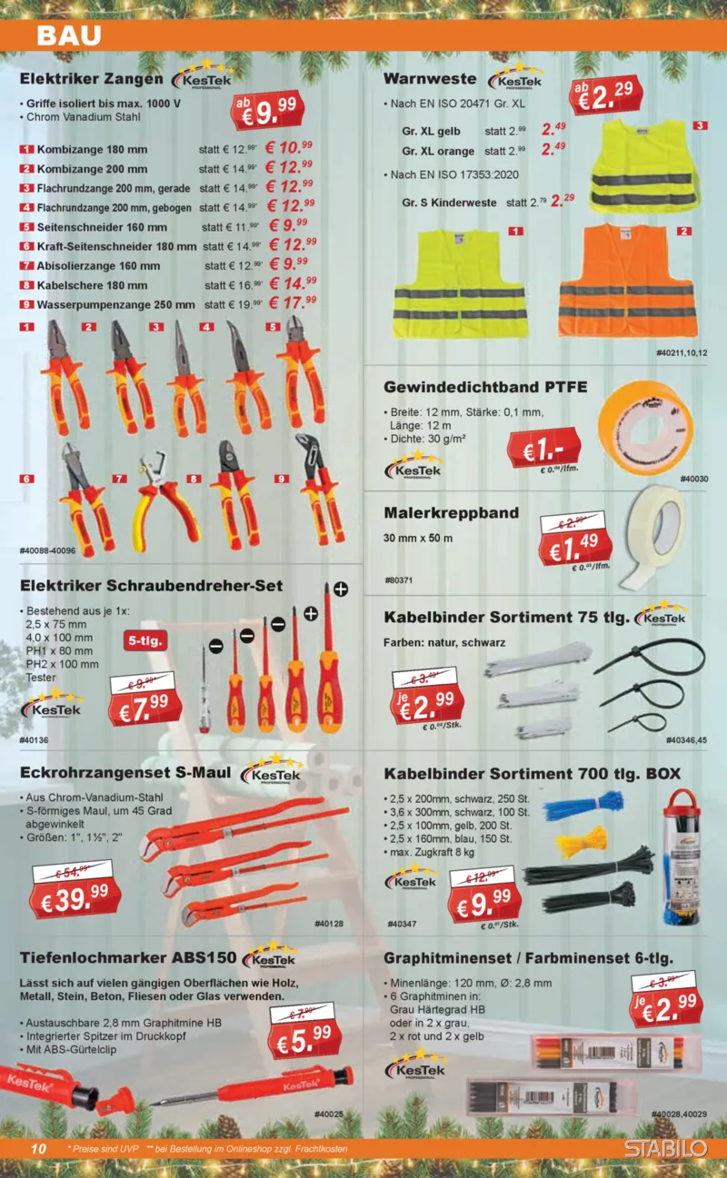 Stabilo Fachmarkt Prospekt vom 19.11.2025, Seite 10