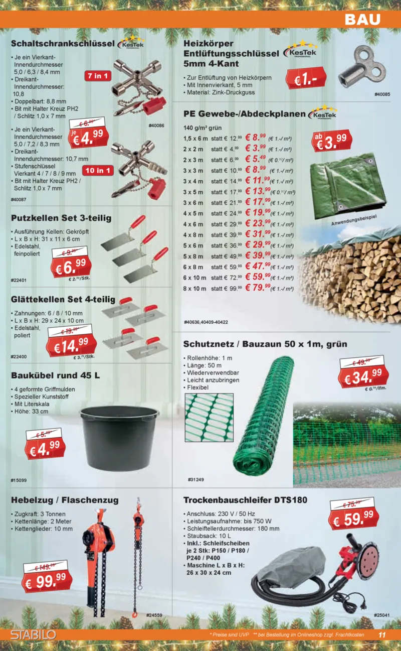 Stabilo Fachmarkt Prospekt vom 19.11.2025, Seite 11