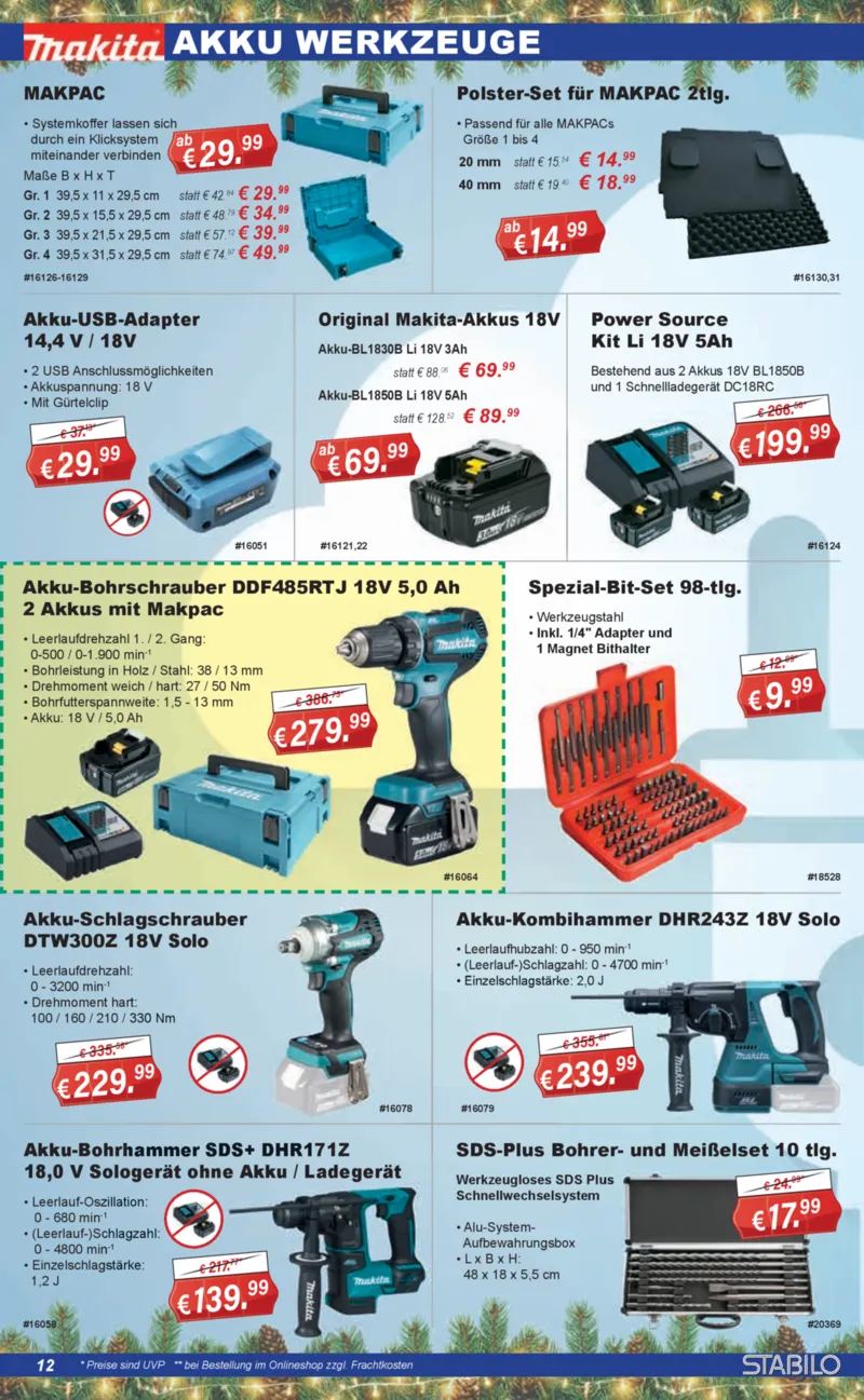 Stabilo Fachmarkt Prospekt vom 19.11.2025, Seite 12