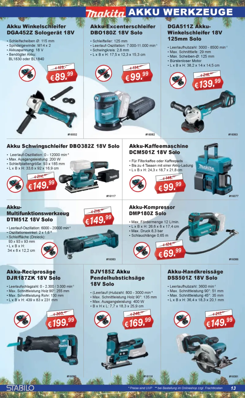 Stabilo Fachmarkt Prospekt vom 19.11.2025, Seite 13