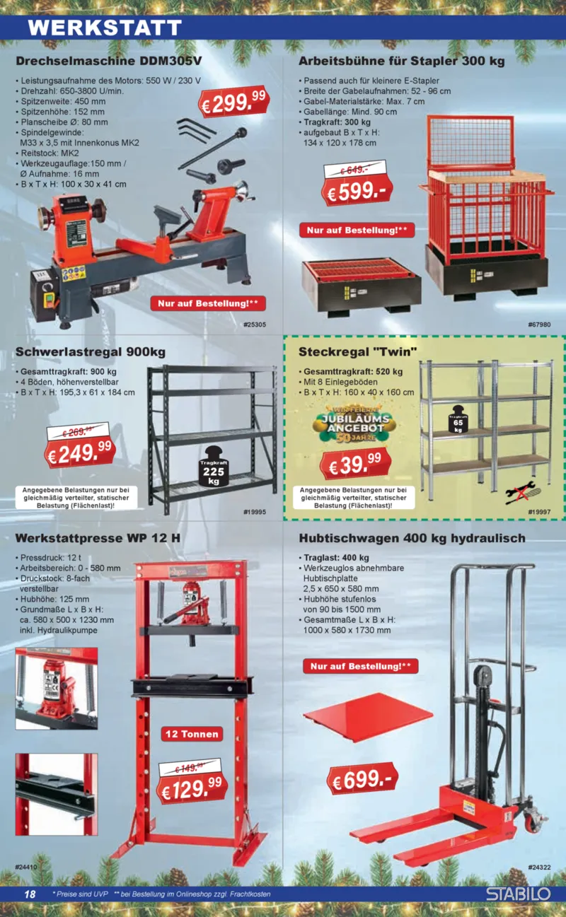Stabilo Fachmarkt Prospekt vom 19.11.2025, Seite 18