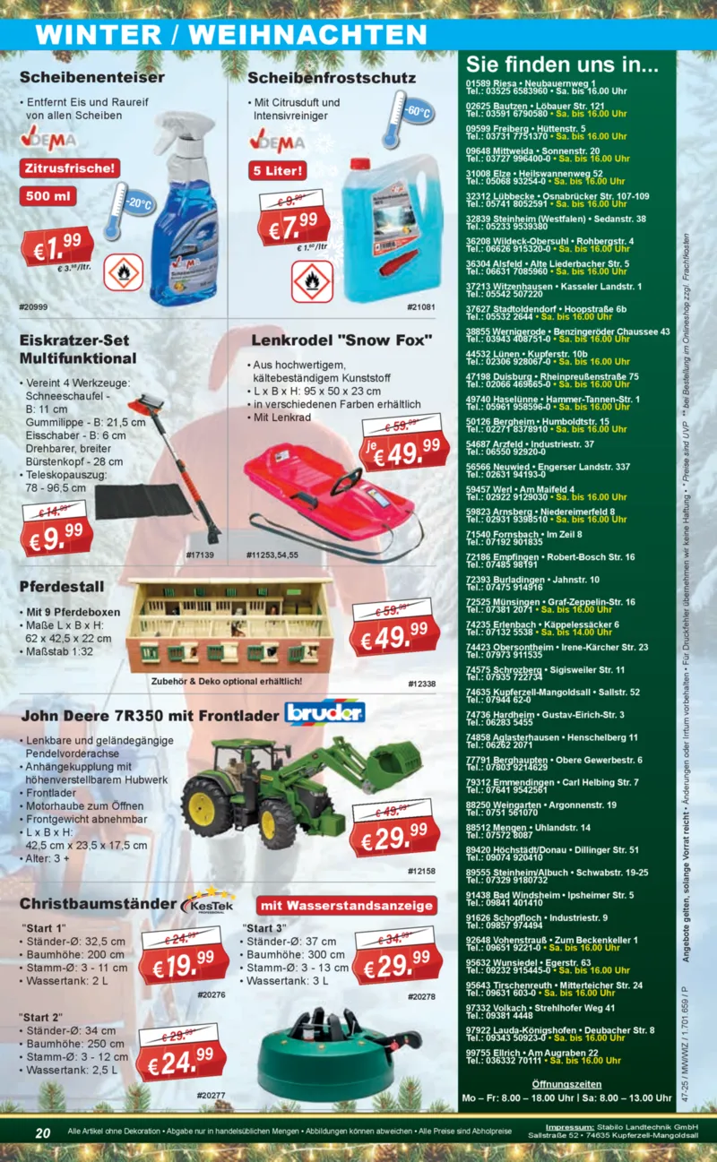 Stabilo Fachmarkt Prospekt vom 19.11.2025, Seite 20