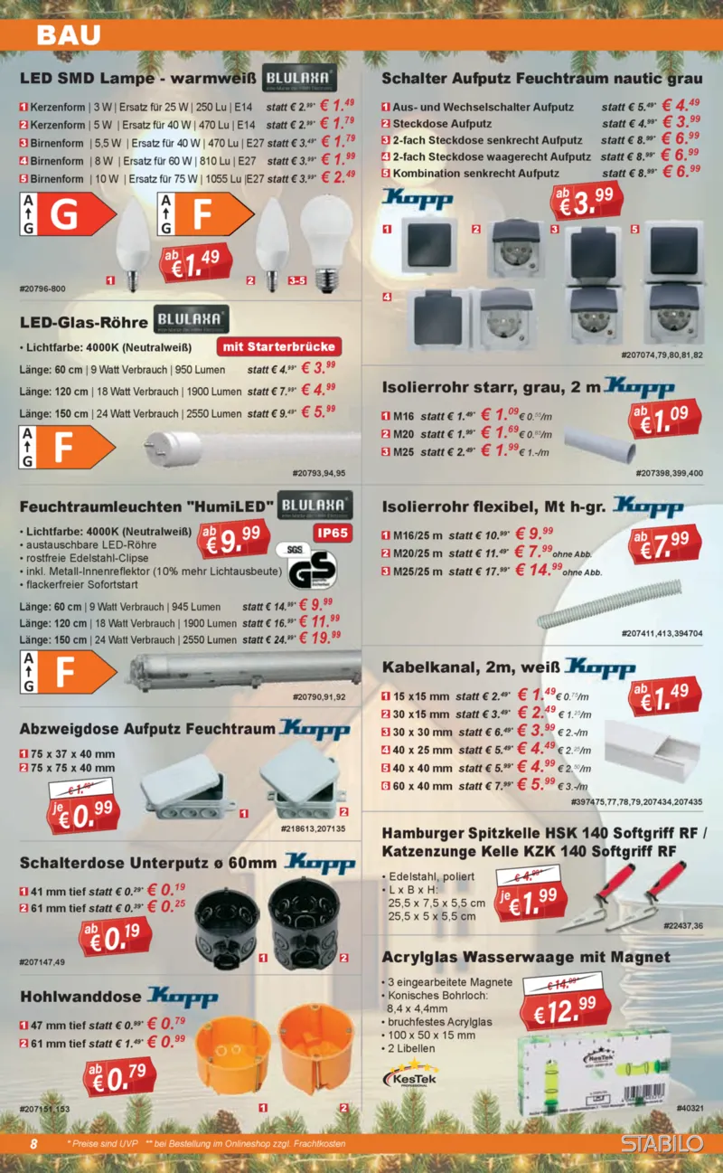 Stabilo Fachmarkt Prospekt vom 19.11.2025, Seite 8