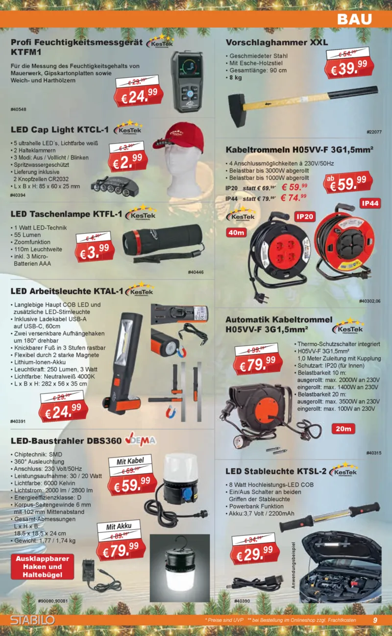 Stabilo Fachmarkt Prospekt vom 19.11.2025, Seite 9