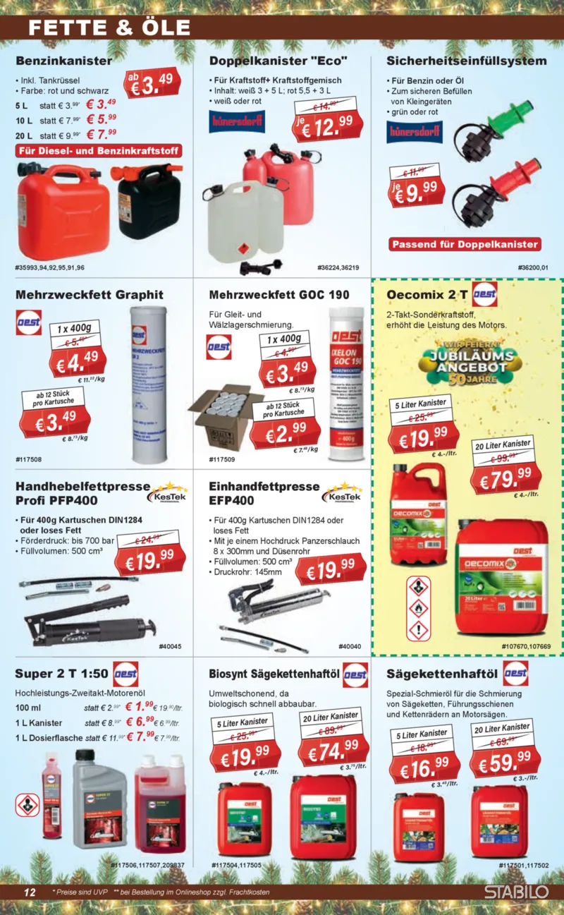 Stabilo Fachmarkt Prospekt vom 03.12.2025, Seite 12