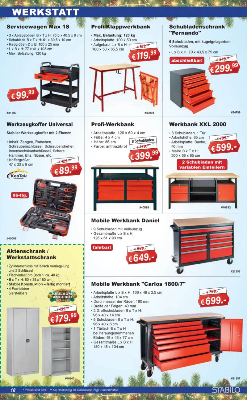 Stabilo Fachmarkt Prospekt vom 03.12.2025, Seite 18