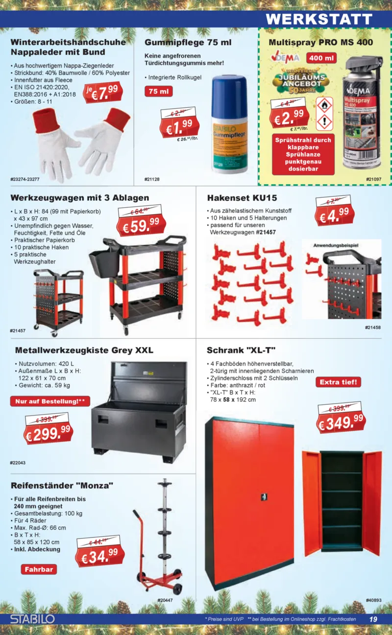 Stabilo Fachmarkt Prospekt vom 03.12.2025, Seite 19