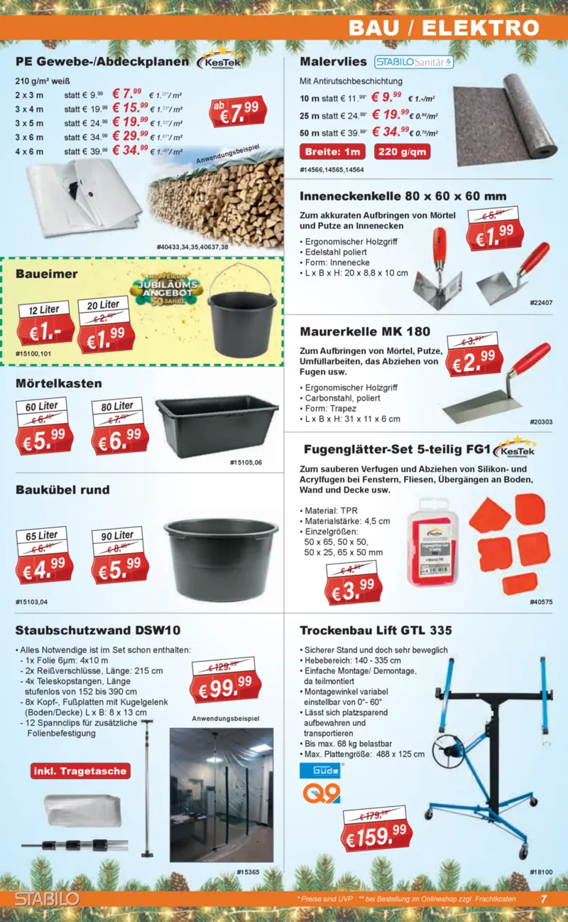 Stabilo Fachmarkt Prospekt vom 03.12.2025, Seite 7