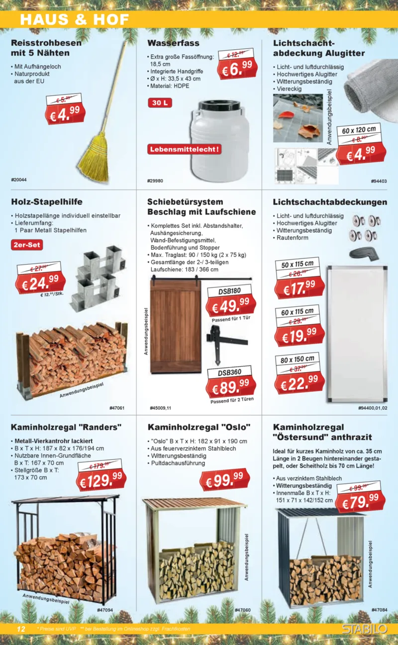 Stabilo Fachmarkt Prospekt vom 15.12.2025, Seite 12
