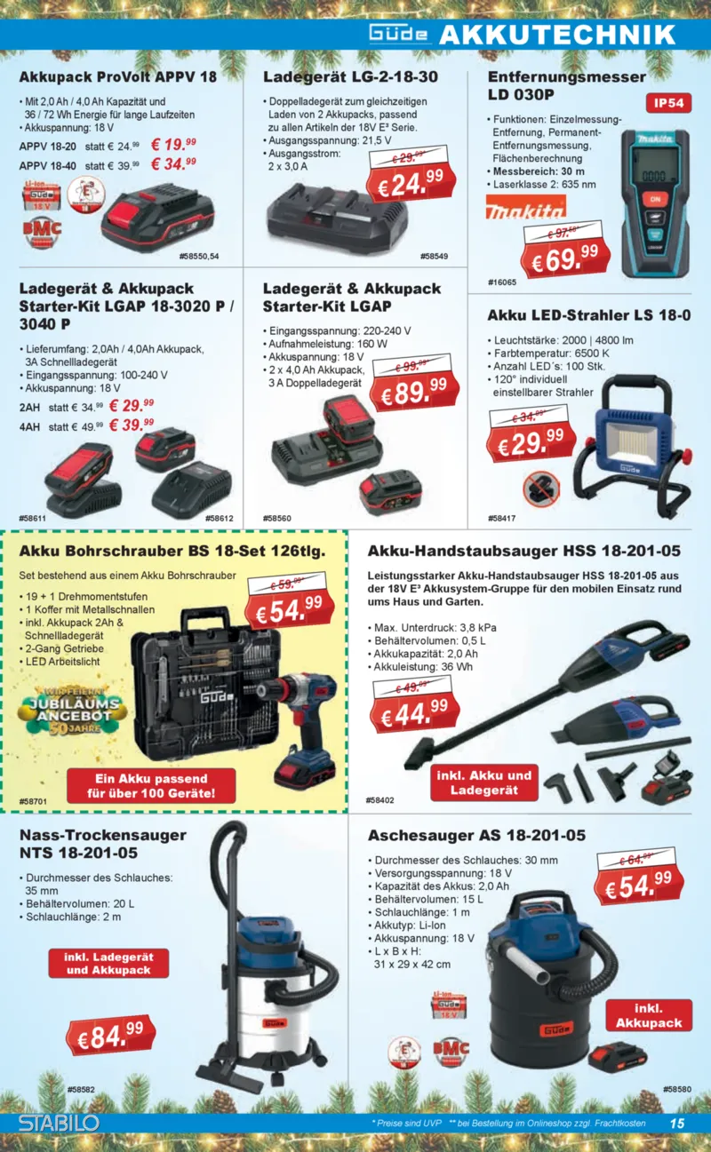 Stabilo Fachmarkt Prospekt vom 15.12.2025, Seite 15