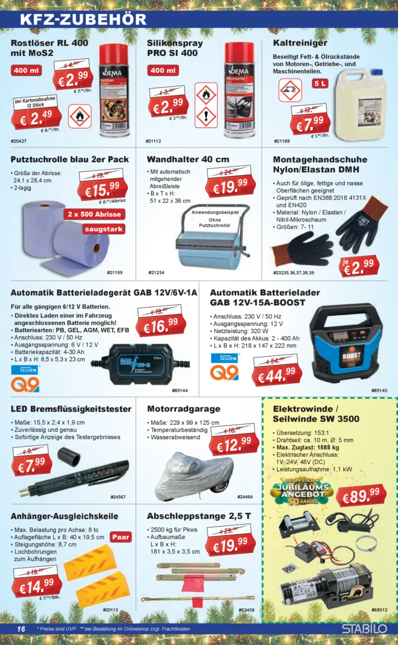 Stabilo Fachmarkt Prospekt vom 15.12.2025, Seite 16