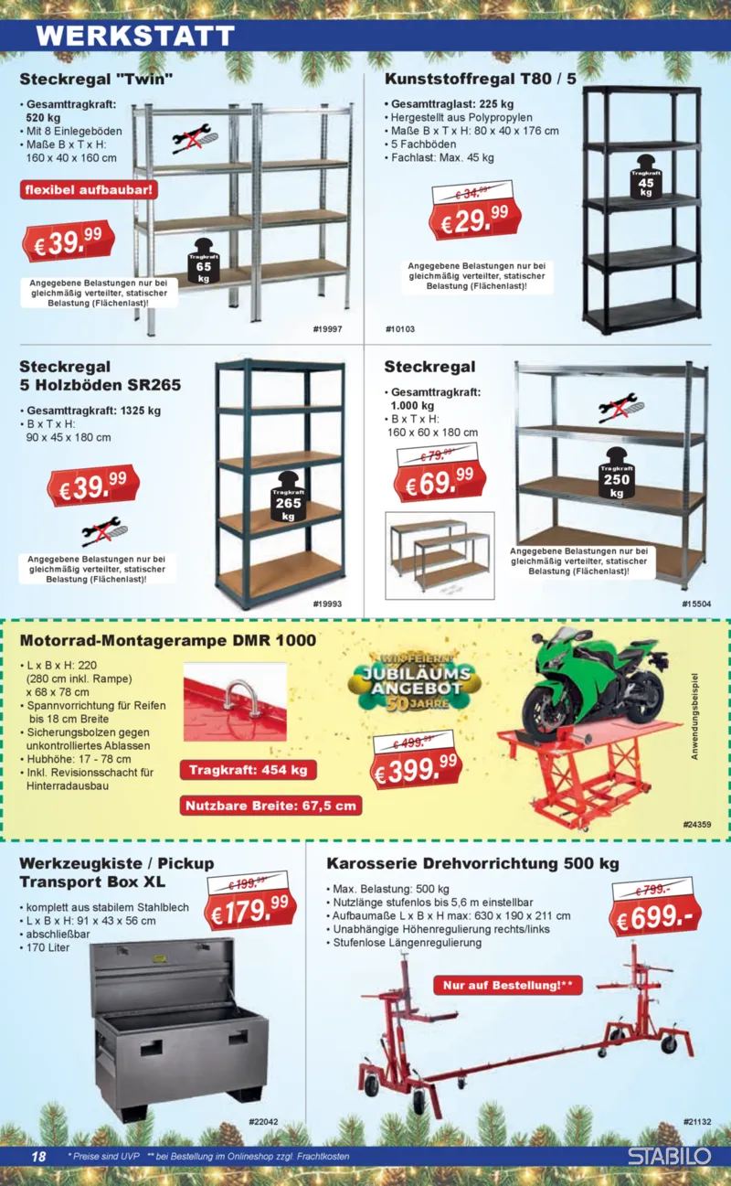 Stabilo Fachmarkt Prospekt vom 15.12.2025, Seite 18