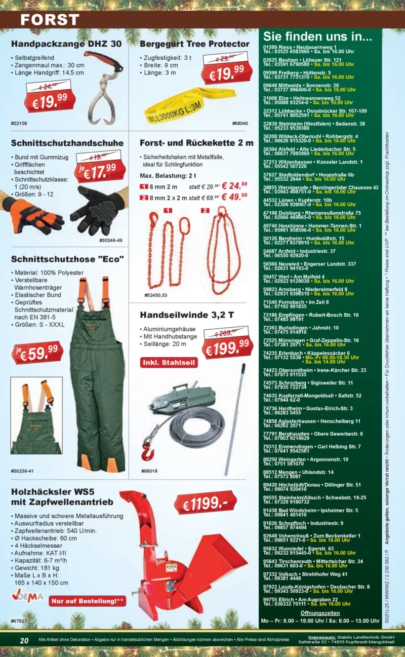 Stabilo Fachmarkt Prospekt vom 15.12.2025, Seite 20