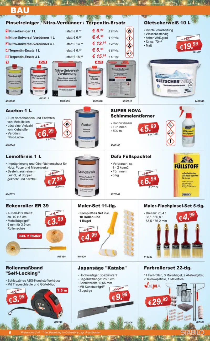 Stabilo Fachmarkt Prospekt vom 15.12.2025, Seite 6