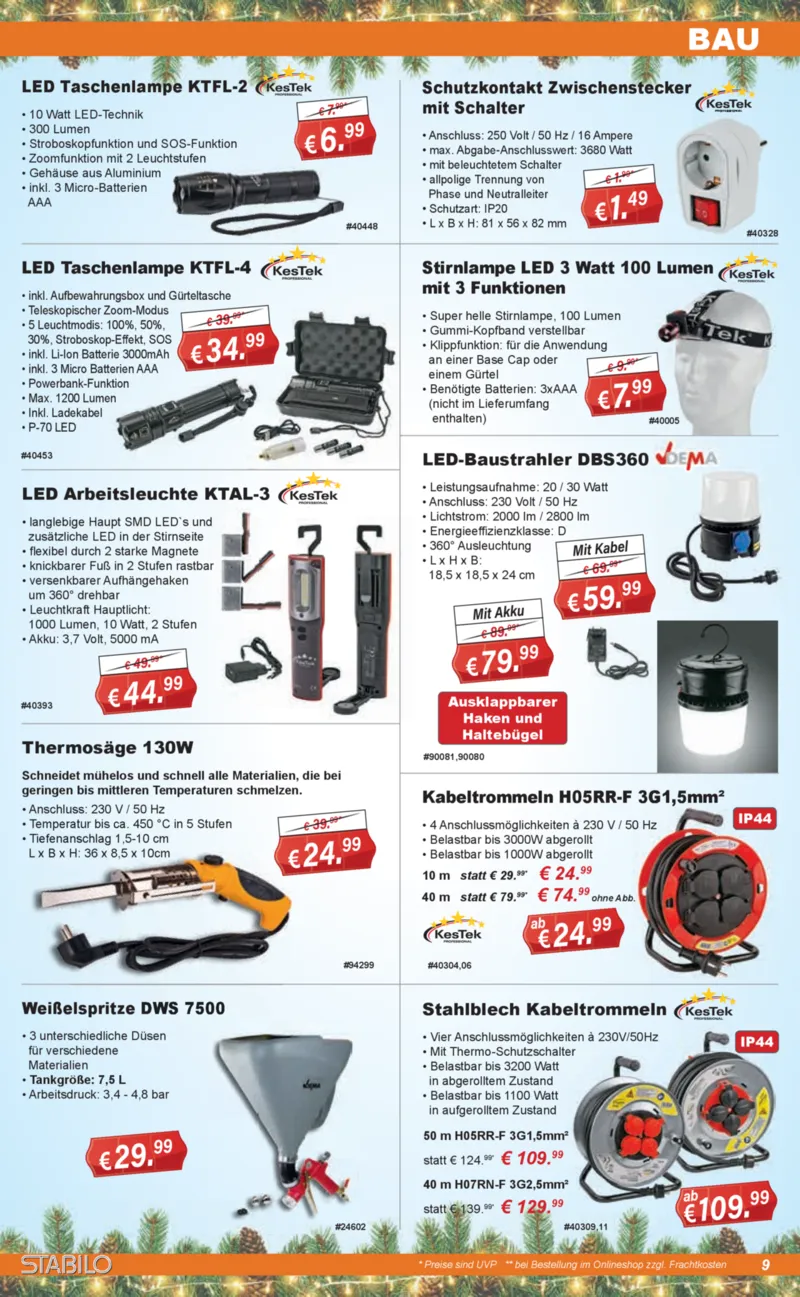 Stabilo Fachmarkt Prospekt vom 15.12.2025, Seite 9