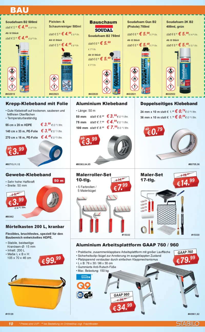 Stabilo Fachmarkt Prospekt vom 25.12.2025, Seite 10