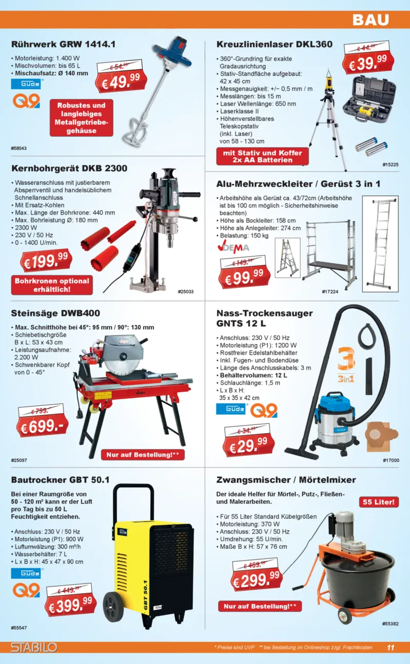 Stabilo Fachmarkt Prospekt vom 25.12.2025, Seite 11