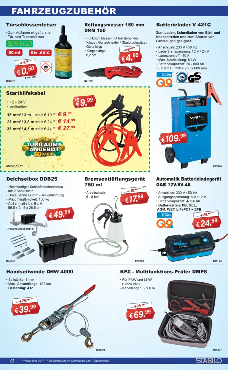 Stabilo Fachmarkt Prospekt vom 25.12.2025, Seite 12