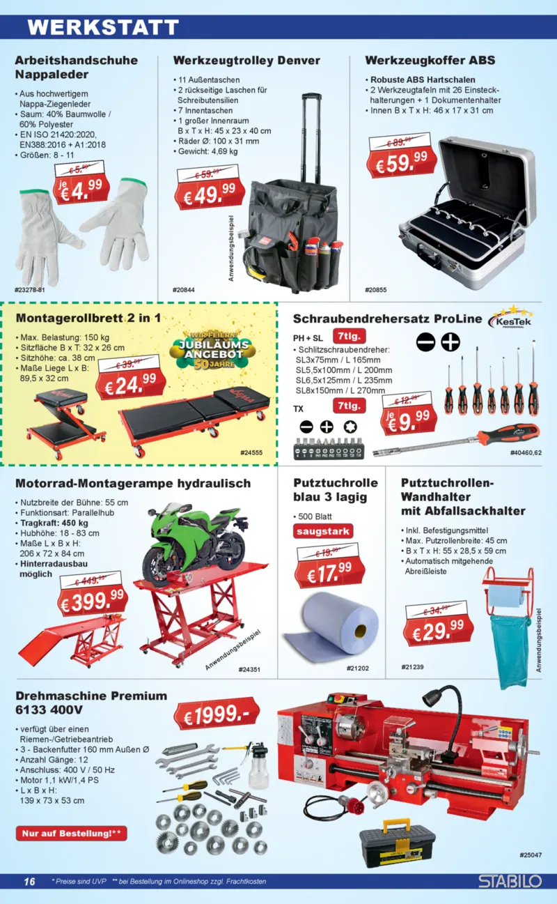 Stabilo Fachmarkt Prospekt vom 25.12.2025, Seite 16
