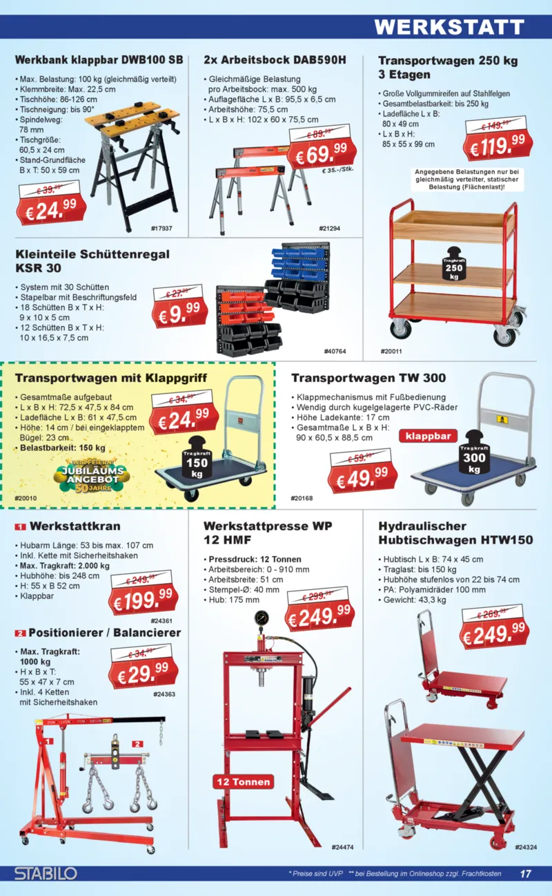Stabilo Fachmarkt Prospekt vom 25.12.2025, Seite 17