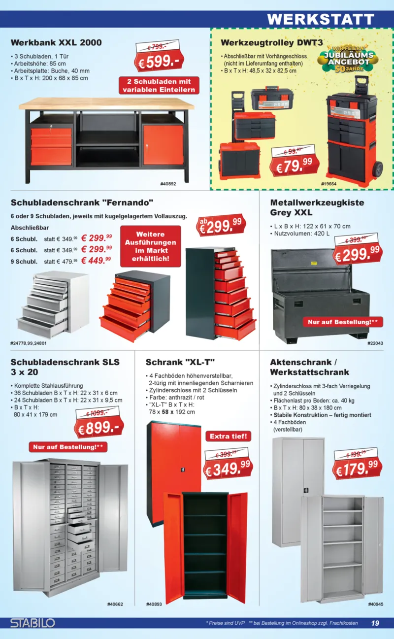 Stabilo Fachmarkt Prospekt vom 25.12.2025, Seite 19