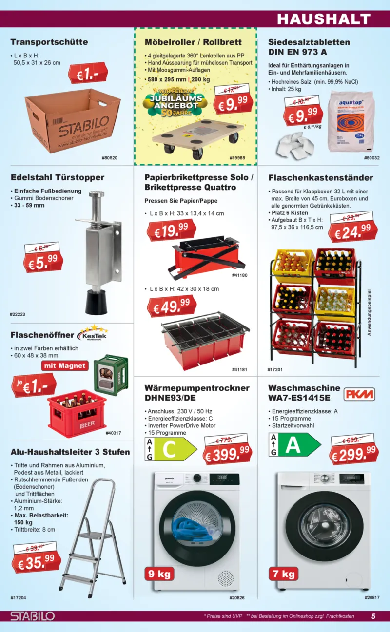 Stabilo Fachmarkt Prospekt vom 25.12.2025, Seite 5