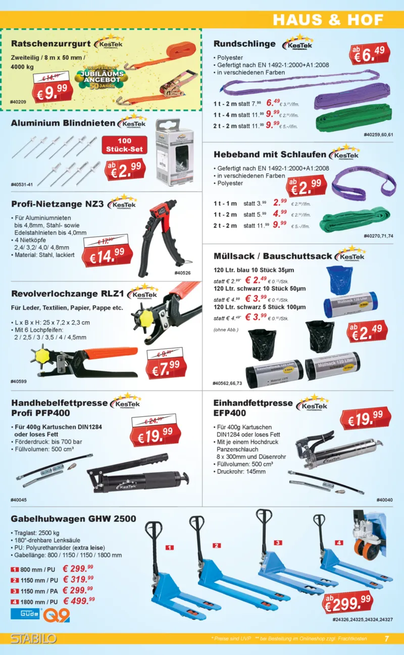 Stabilo Fachmarkt Prospekt vom 25.12.2025, Seite 7