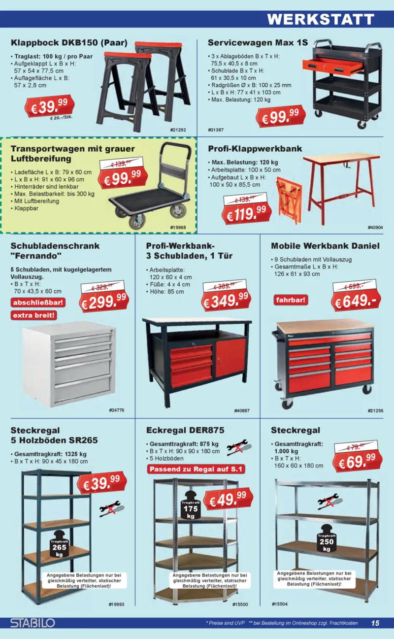 Stabilo Fachmarkt Prospekt vom 14.01.2026, Seite 15
