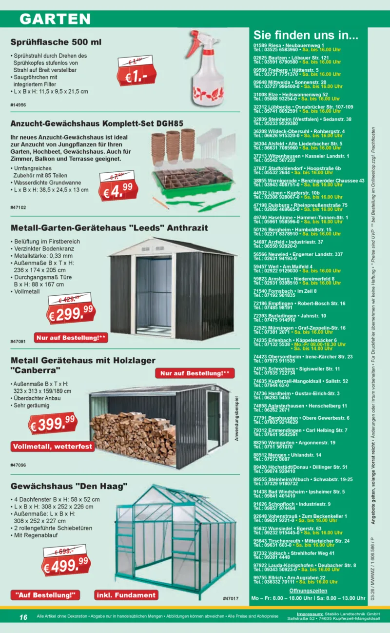 Stabilo Fachmarkt Prospekt vom 14.01.2026, Seite 16