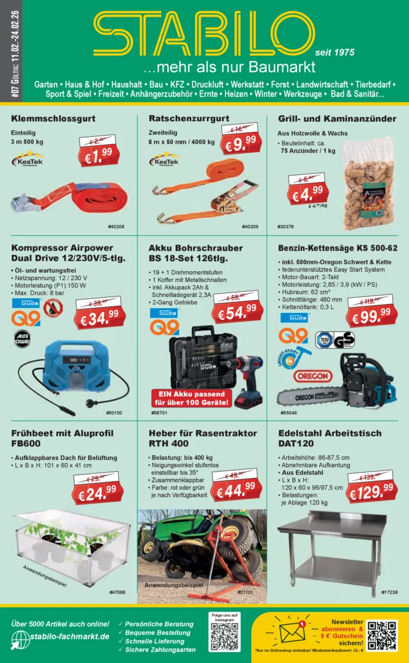 Stabilo Fachmarkt Prospekt vom 11.02.2026, Seite 1