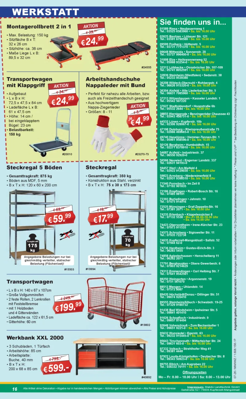 Stabilo Fachmarkt Prospekt vom 11.02.2026, Seite 16